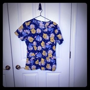 Winnie the Pooh Scrubs Top
